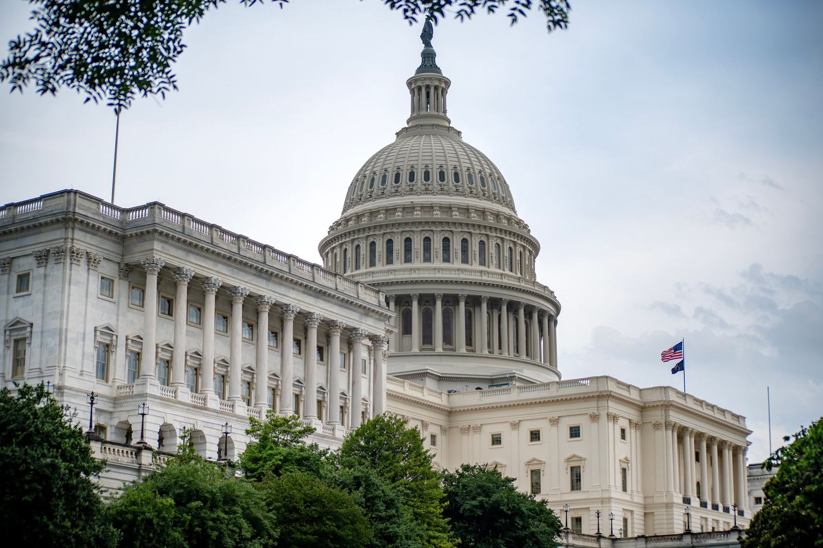 A scenic view of the iconic US Capitol Building symbolizing American democracy in Washington DC.